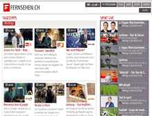 Tablet Screenshot of fernsehen.ch
